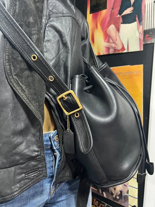 1990s Coach Lula's
Legacy Black leather