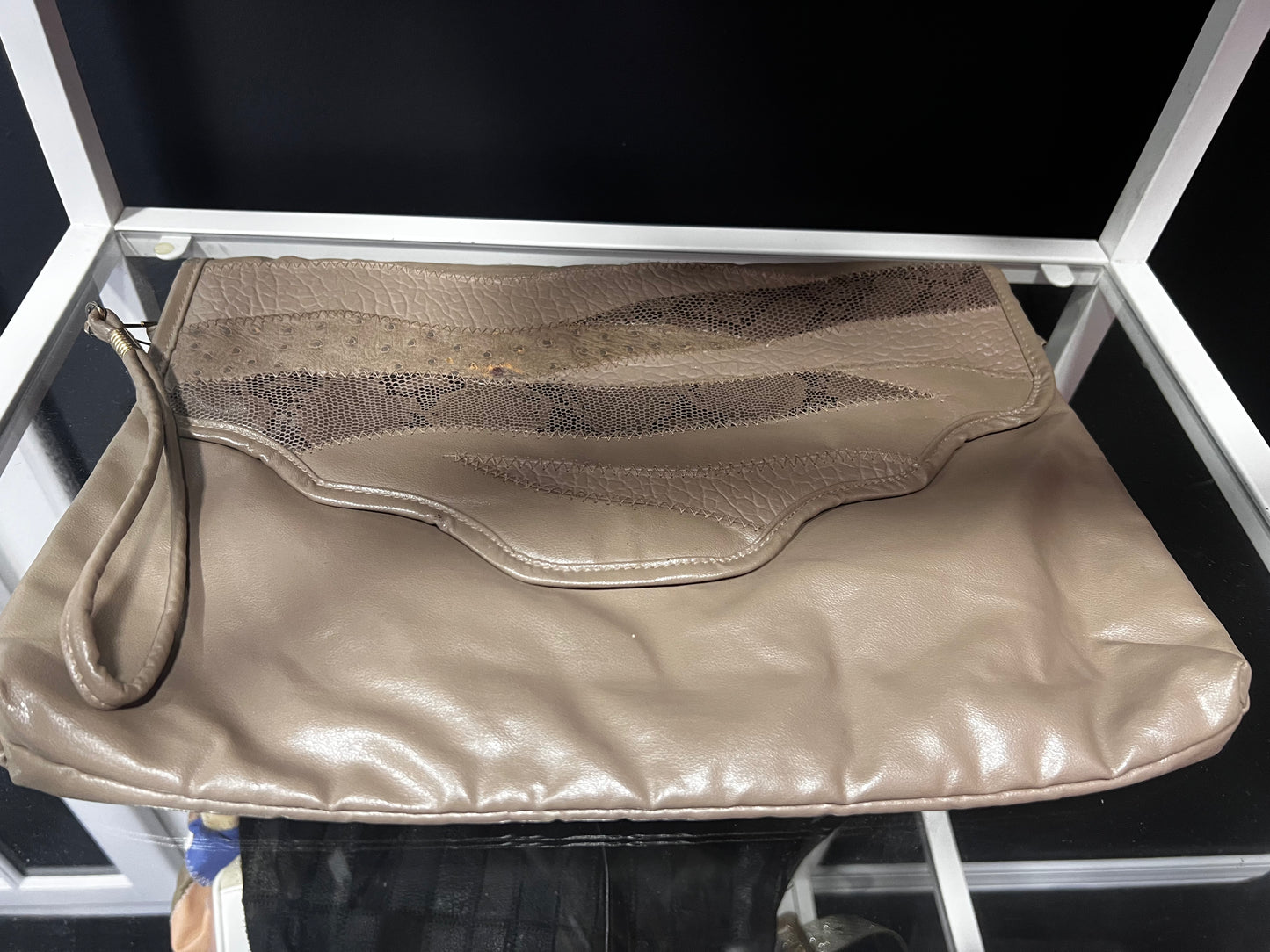 Leather clutch