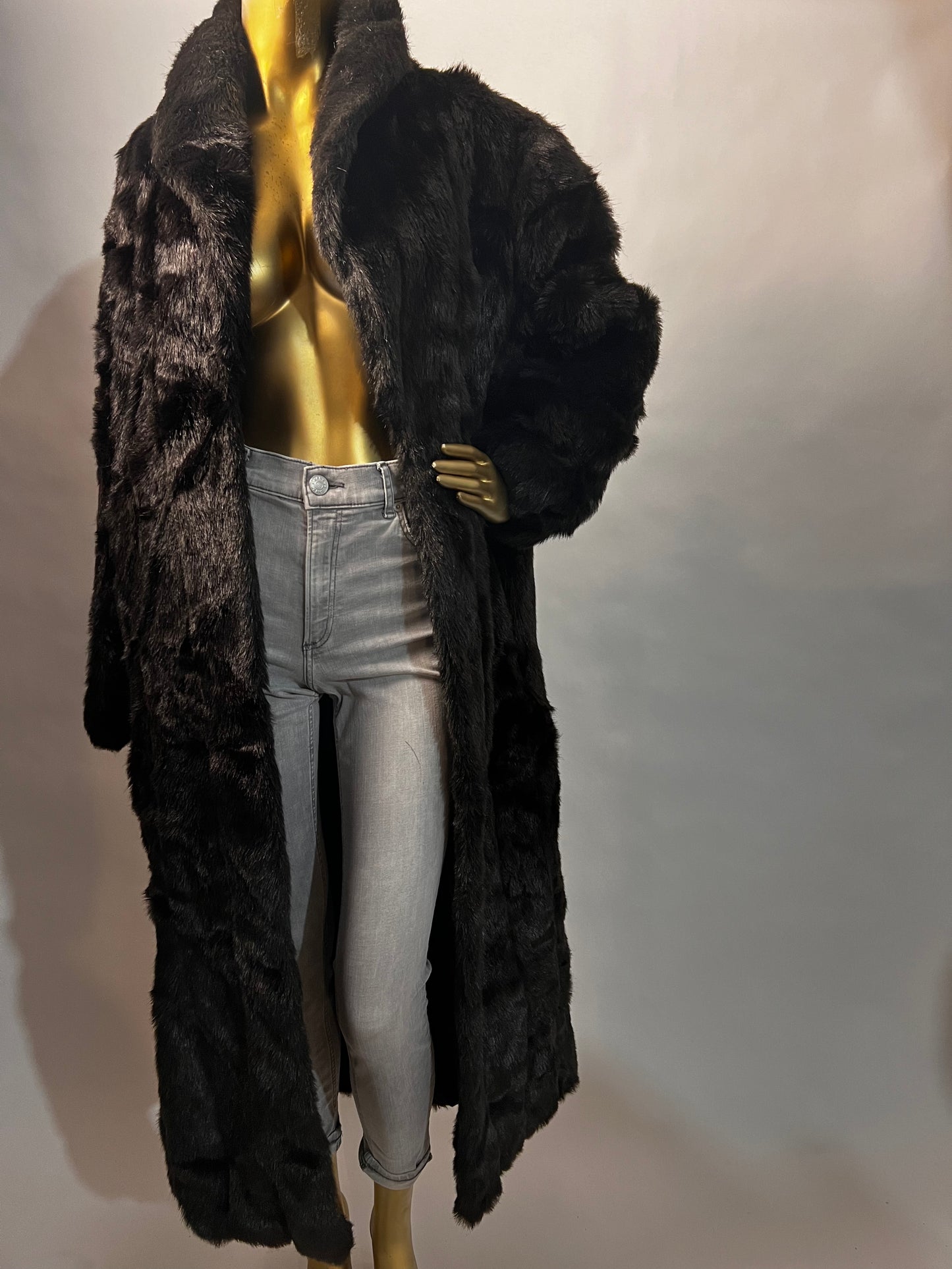 Large Vintage faux fur