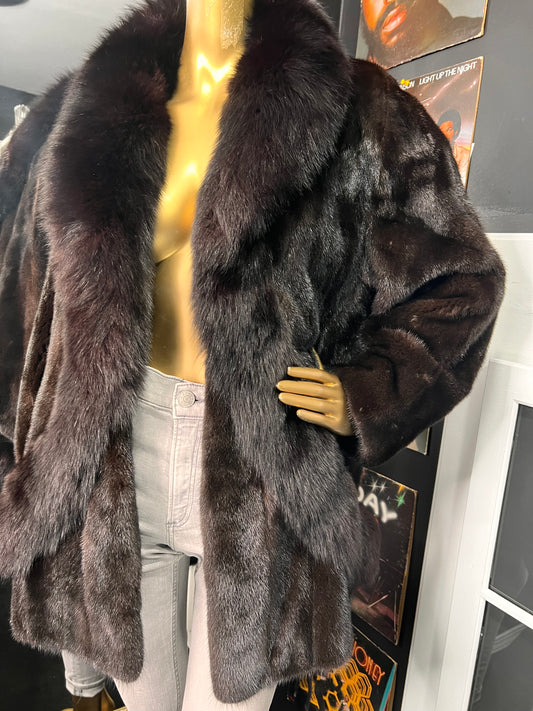 Mink with fox