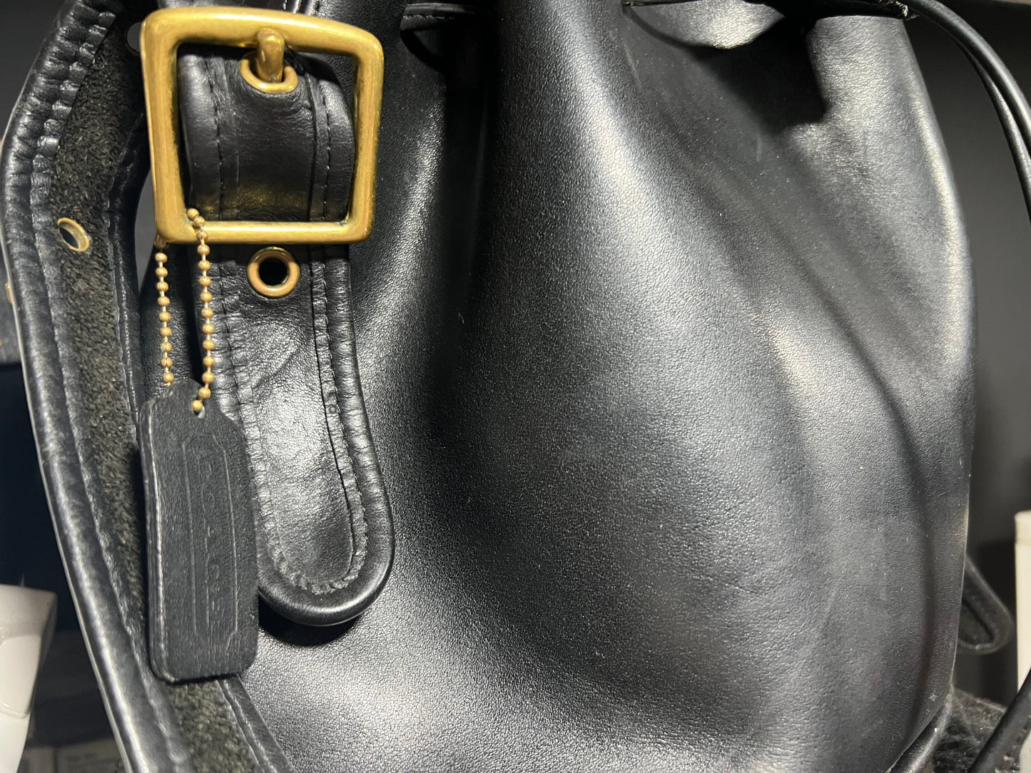 1990s Coach Lula's
Legacy Black leather
