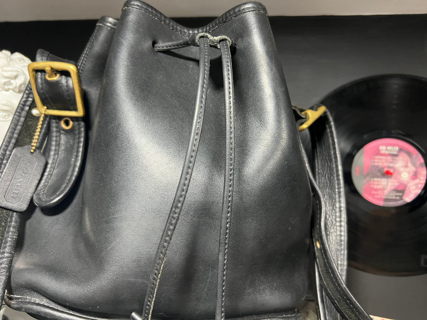 1990s Coach Lula's
Legacy Black leather