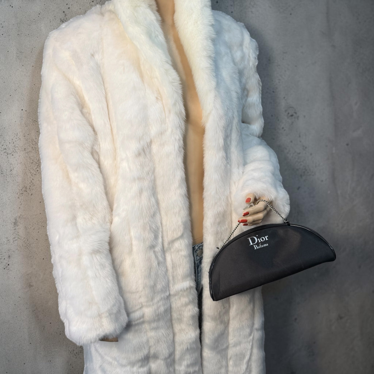 Vintage faux fur