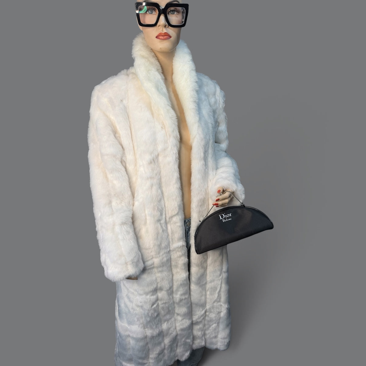 Vintage faux fur