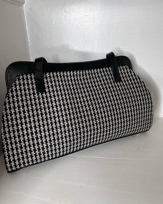 Black & white handbag