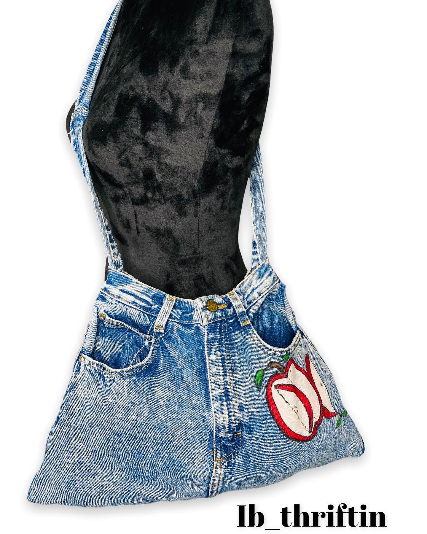 Denim vintage bag